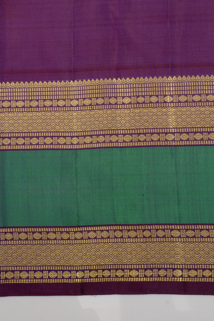 Purple Traditional Pure Kanchipuram Silk Saree