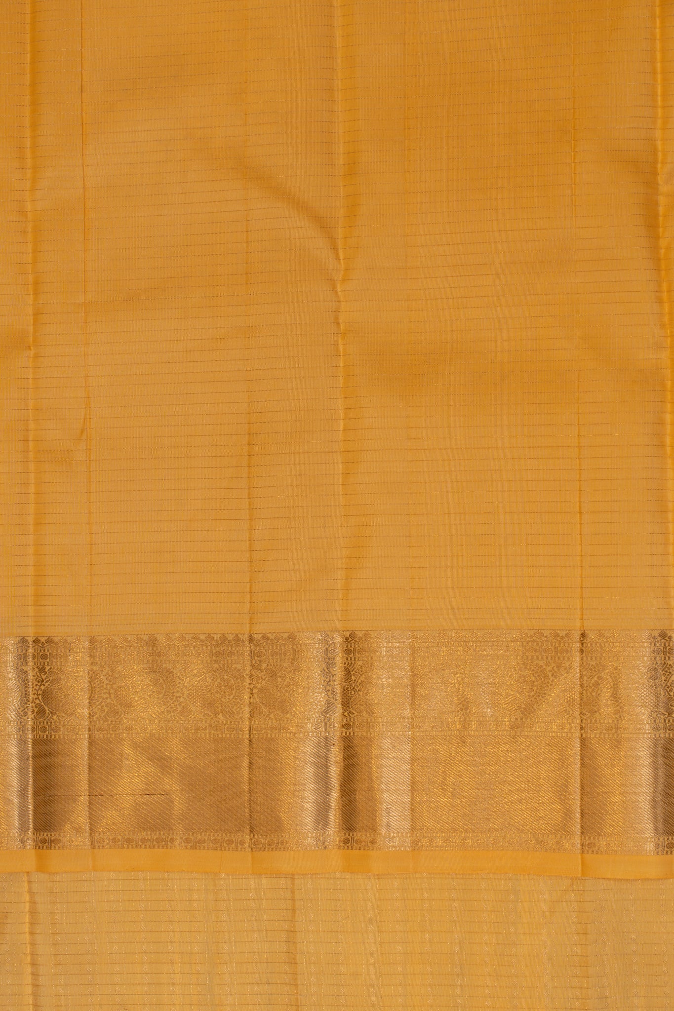 Pastel yellow lakshadeepam pure Kanchipuram silk saree