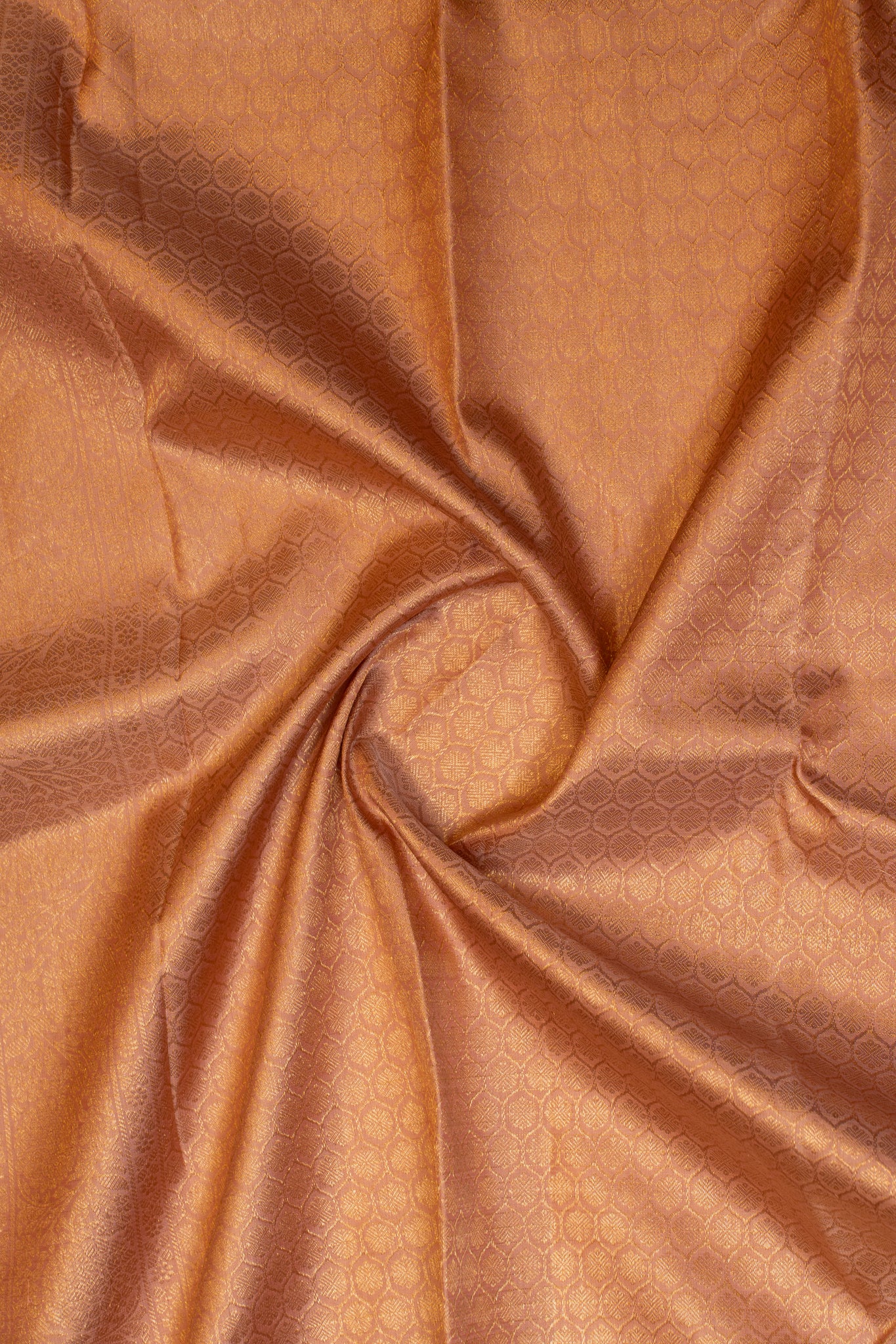 Rose pink zari checks pure Kanchipuram silk saree