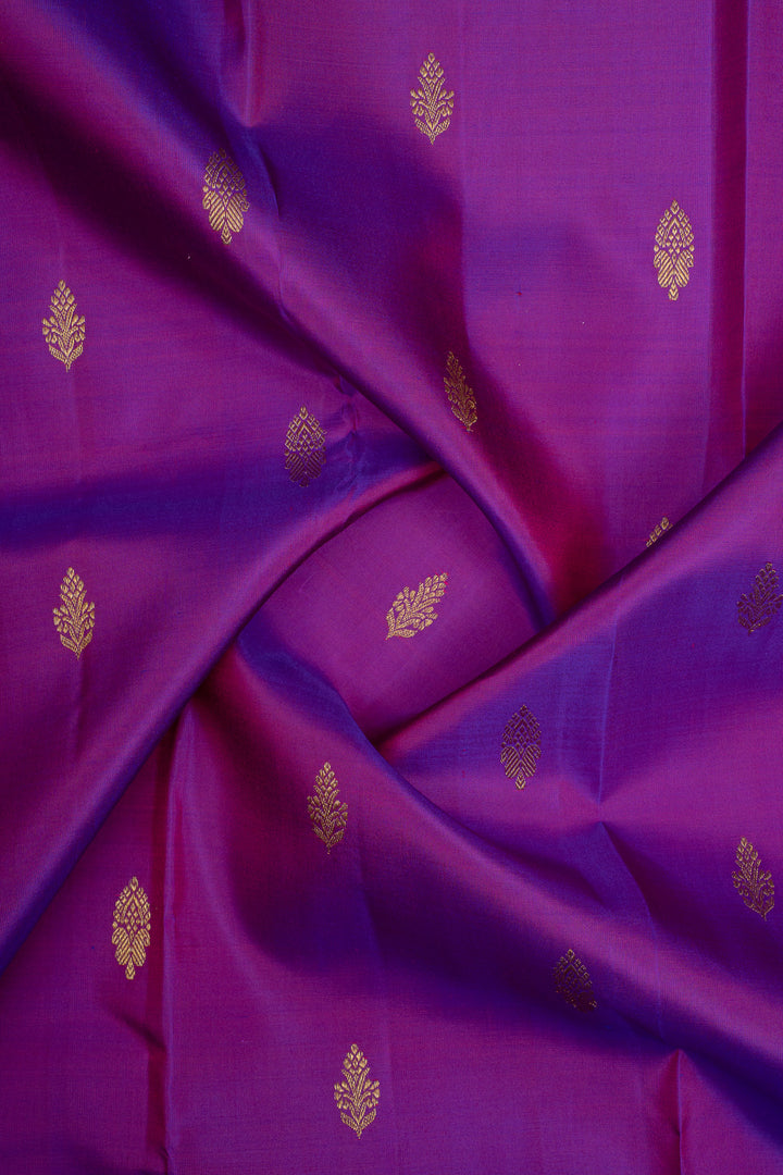 Purple Traditional Pure Kanchipuram Silk Saree