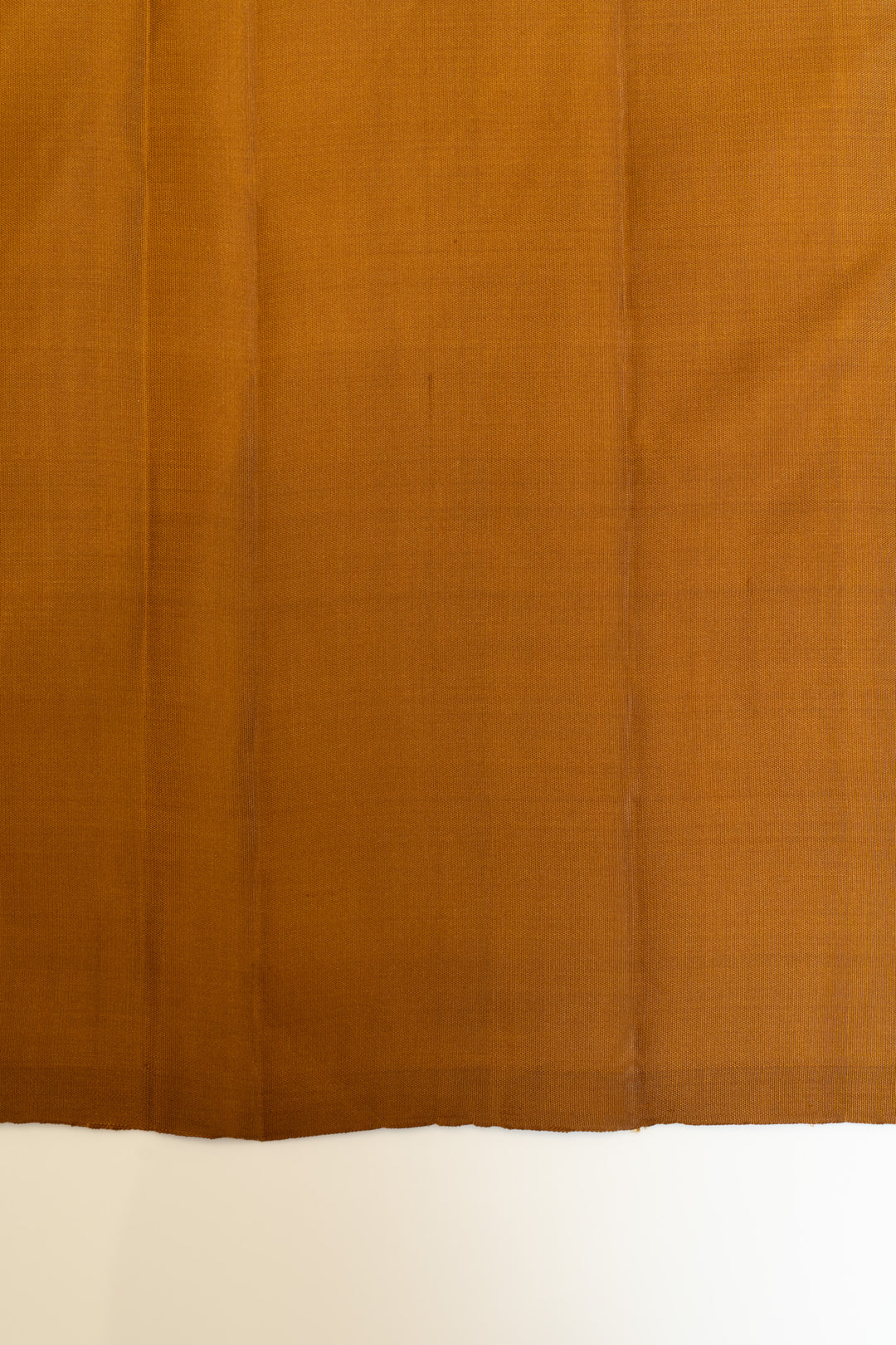Khaki temple brocade pure Kanchipuram silk saree