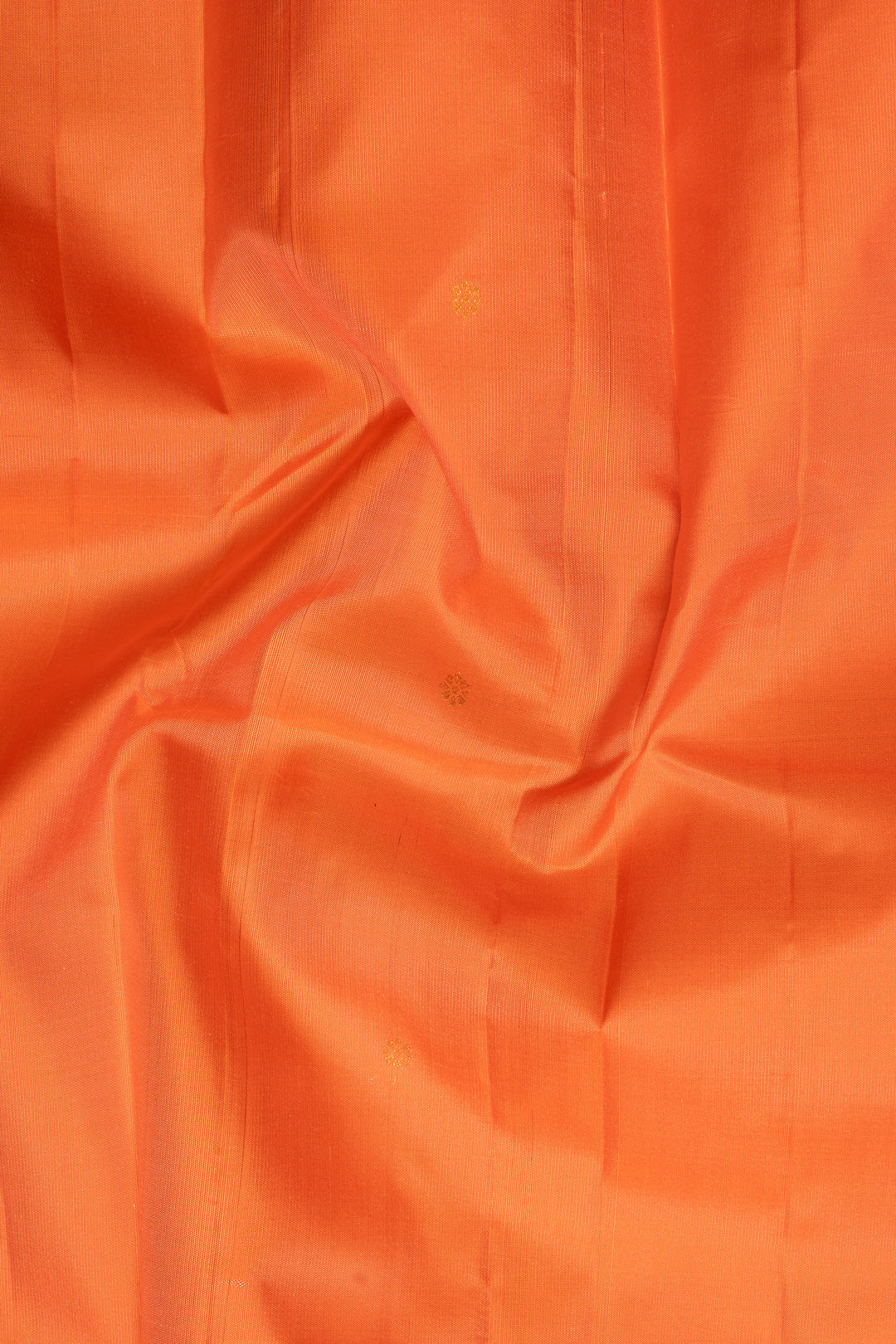 Orange and Green Traditional Pure Kanchipuram Silk Saree - Clio Silks