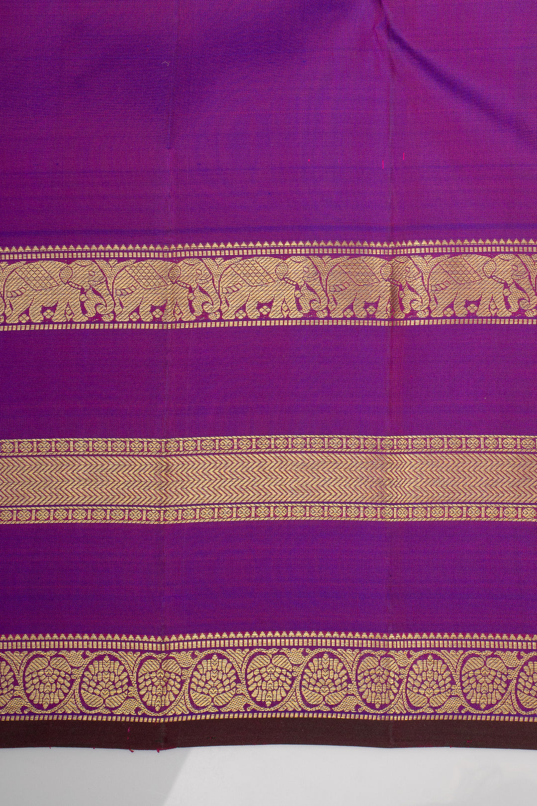 Rust Orange Traditional Pure Kanchipuram Silk Saree