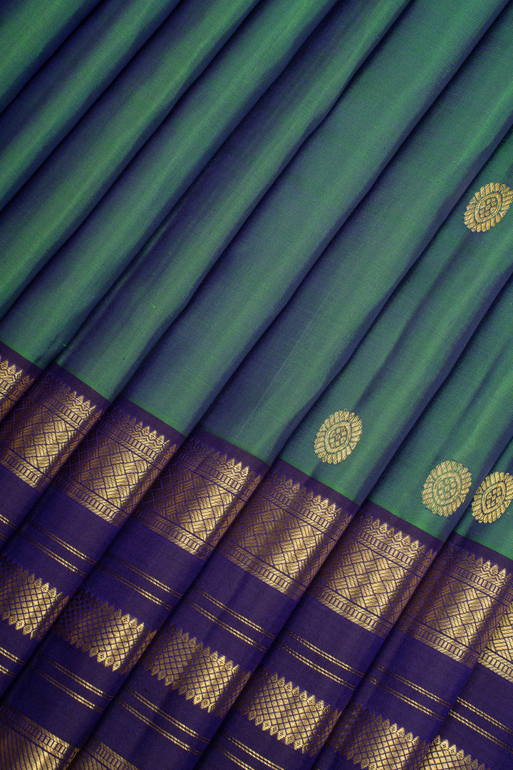 Green Traditional Pure Kanchipuram Silk Saree