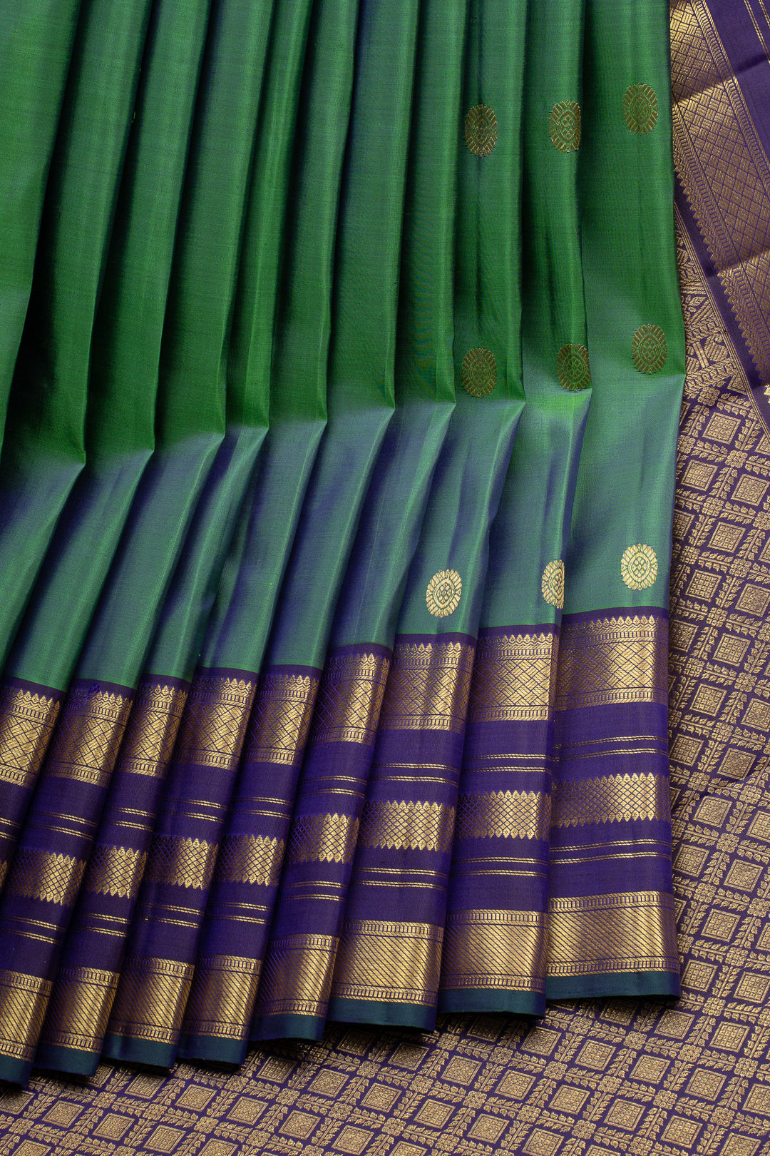 Green Traditional Pure Kanchipuram Silk Saree