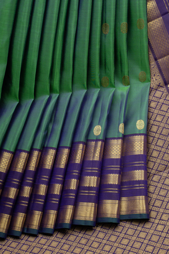 Green Traditional Pure Kanchipuram Silk Saree