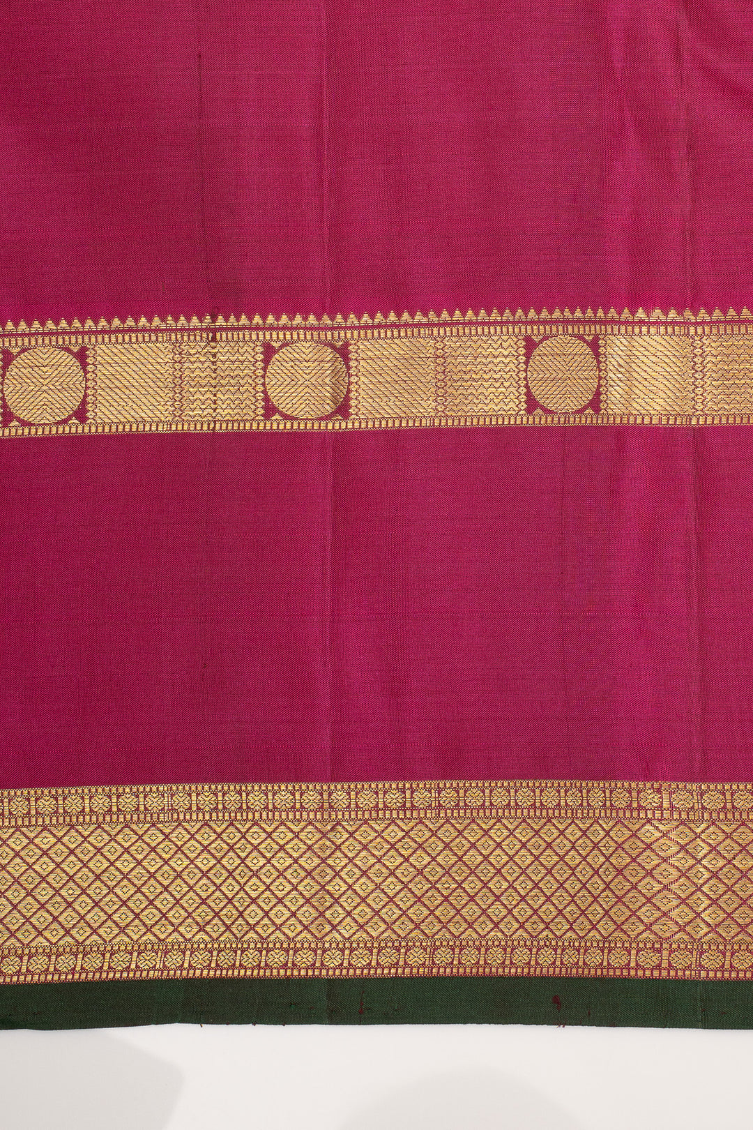 Mehandi green traditional pure kanchipuram silk saree