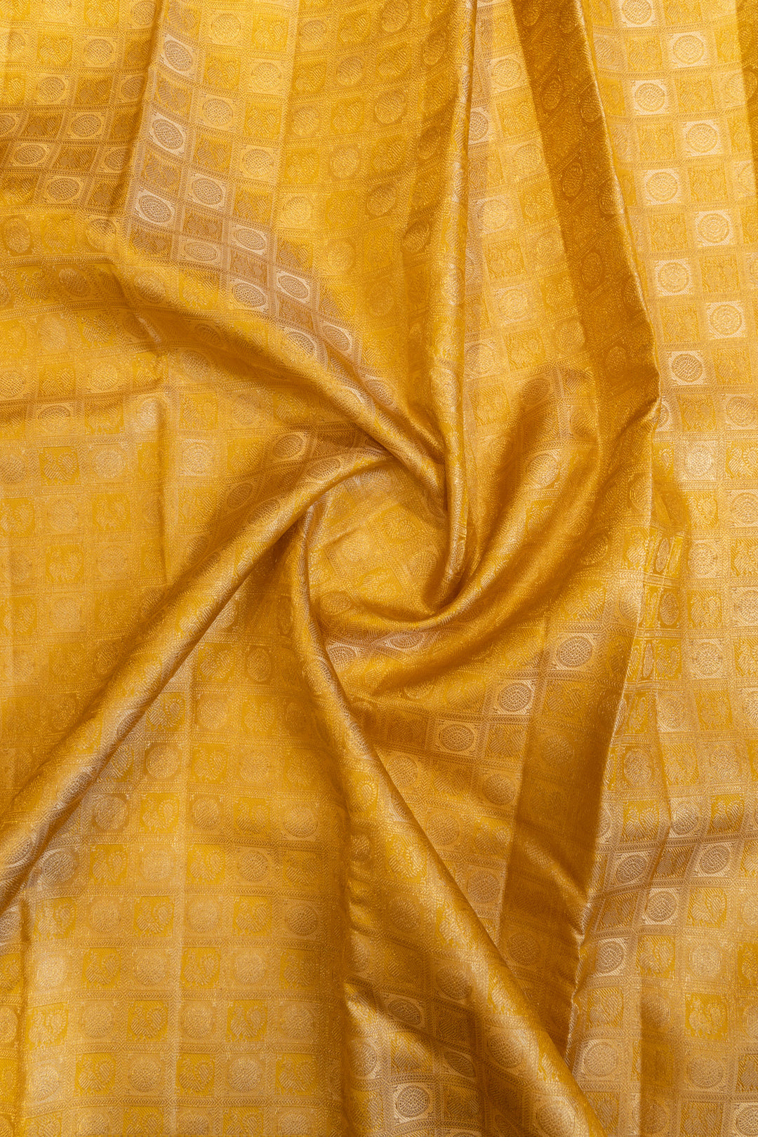 Gold annam chakram pure brocade Kanchipuram silk saree