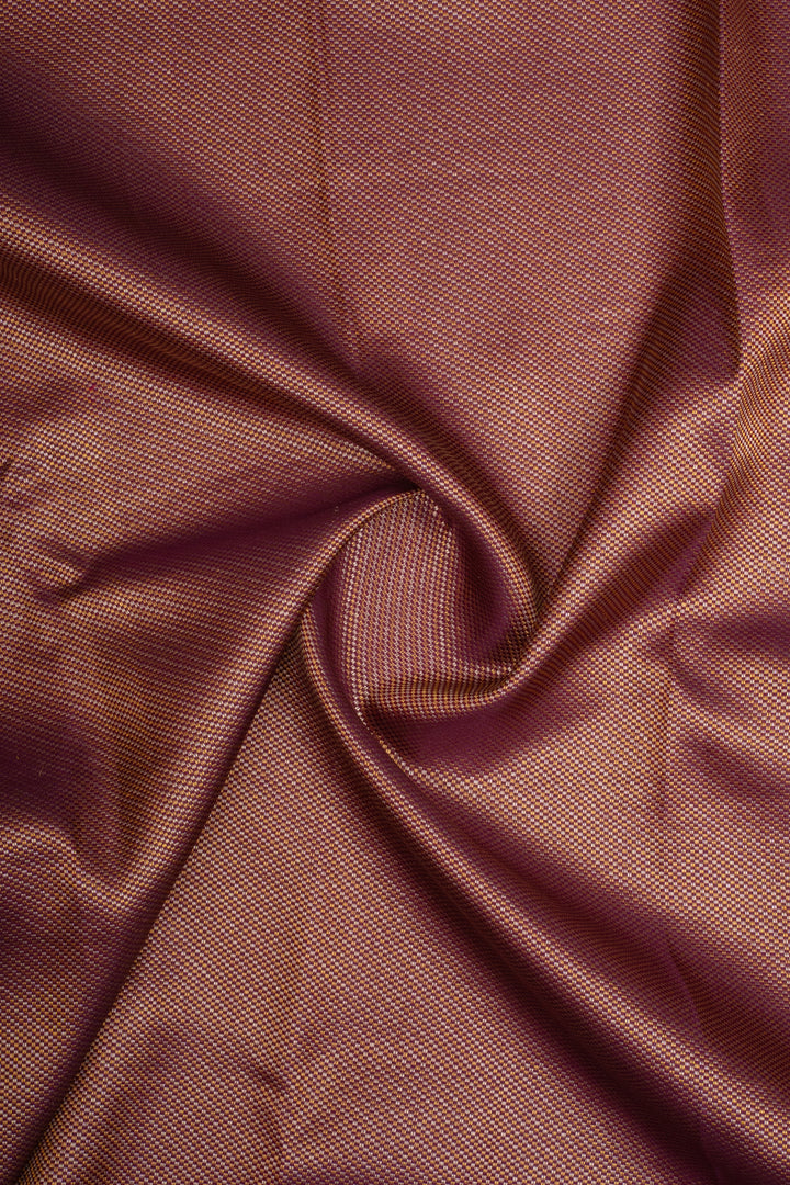 Purple Temple Brocade Pure Kanchipuram Silk Saree