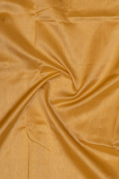 Pastel yellow pure silk cotton saree