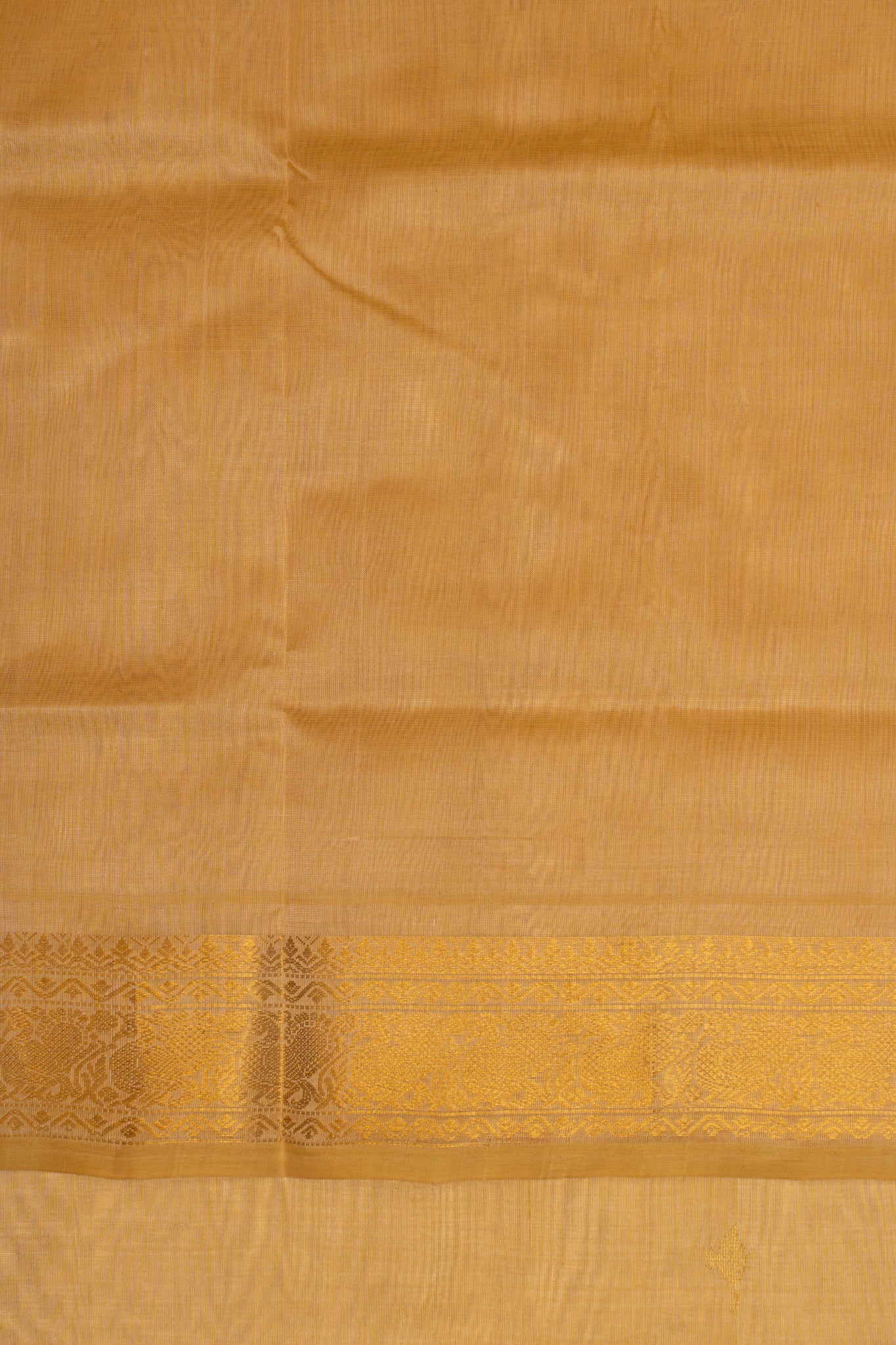 Pastel yellow pure silk cotton saree