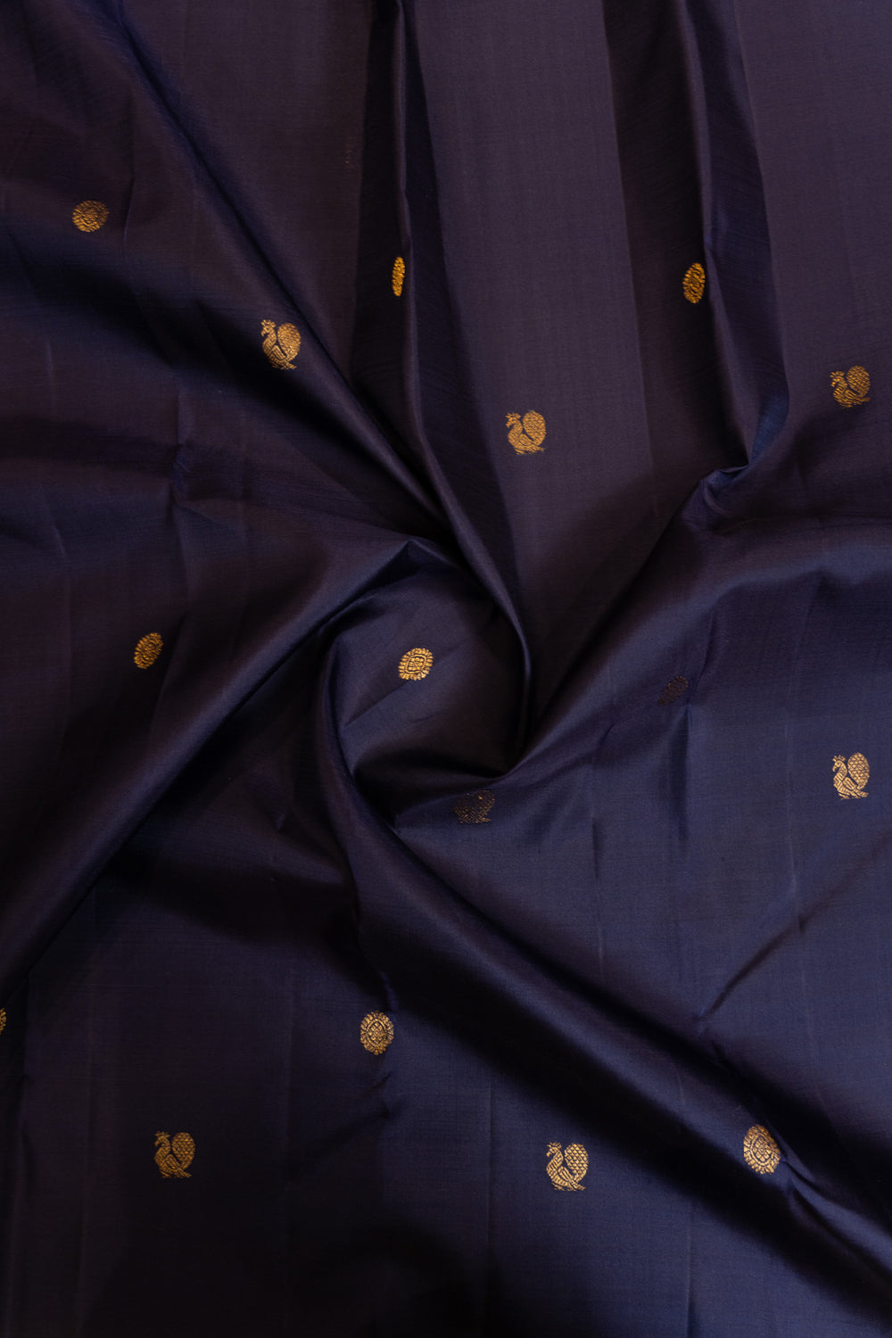 Purple and ivory traditional pure Kanchipuram silk saree