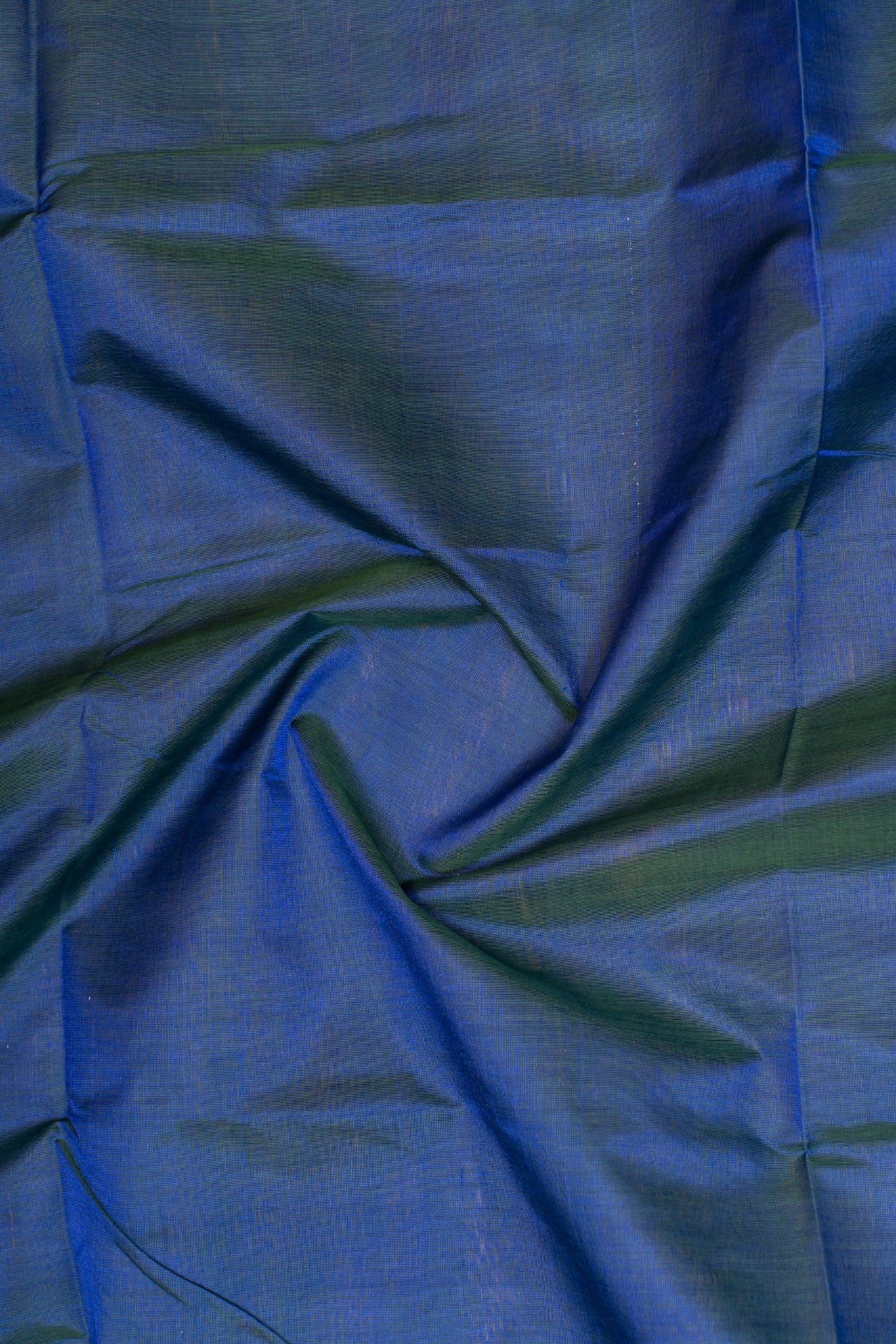 Peacock blue vairaoosi pure silk cotton saree