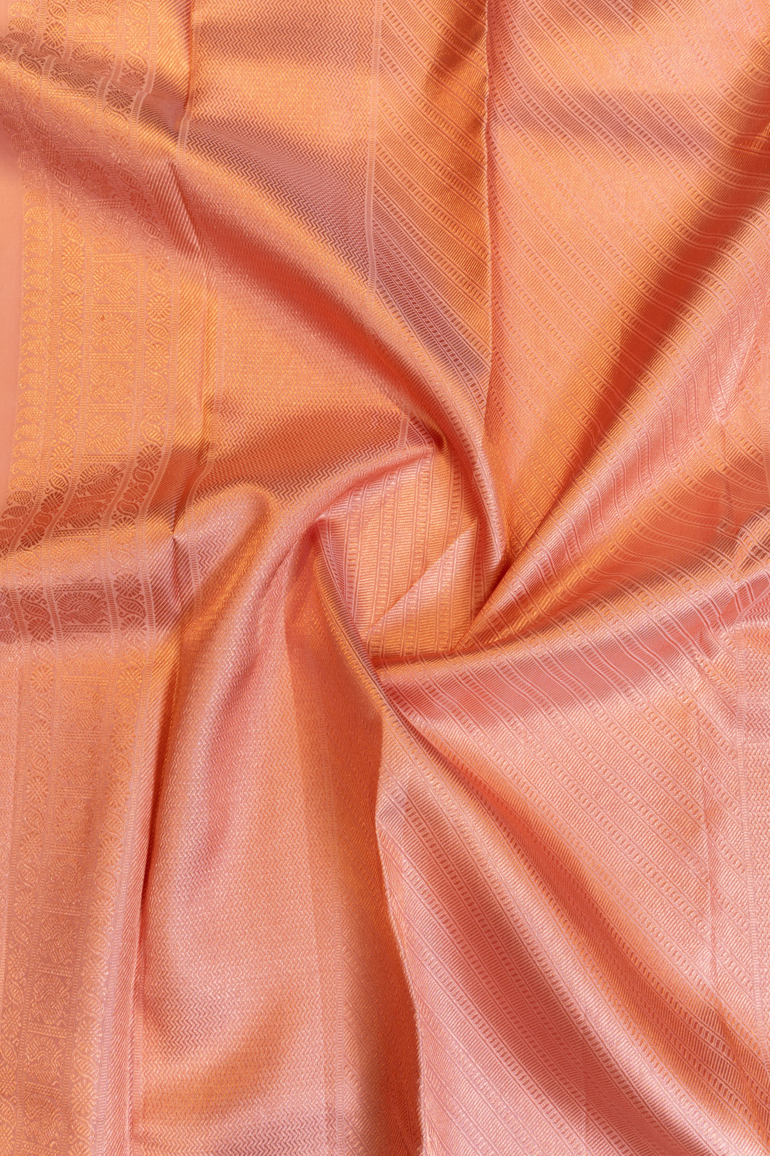 Lilac brocade pure Kanchipuram silk saree
