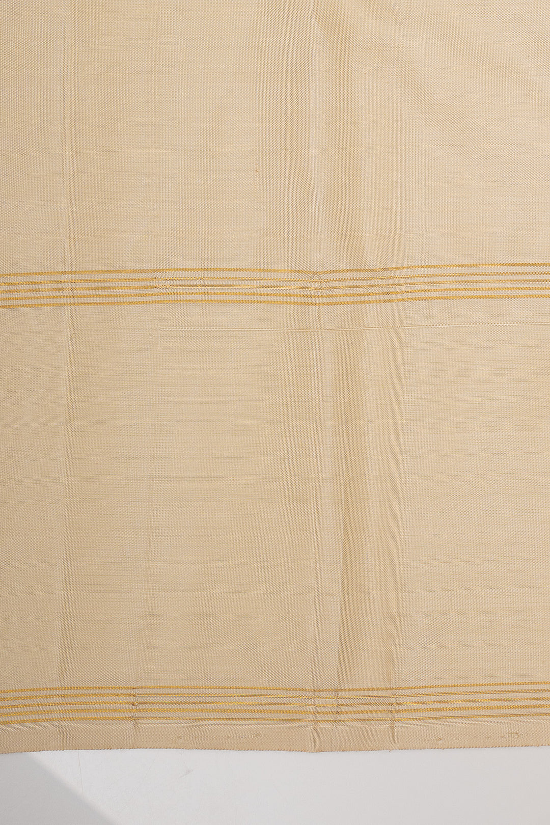 Mustard and Brown Vintage Multi Checks Pure Kanchipuram Silk Saree