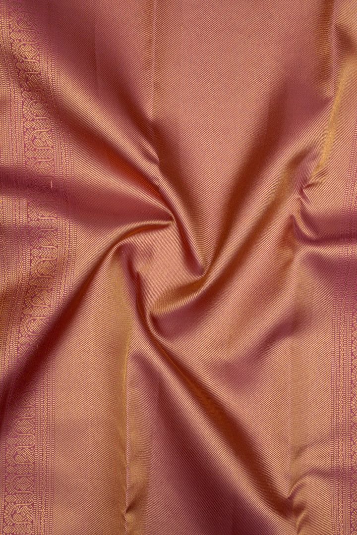 Gold brocade pure kanchipuram silk saree