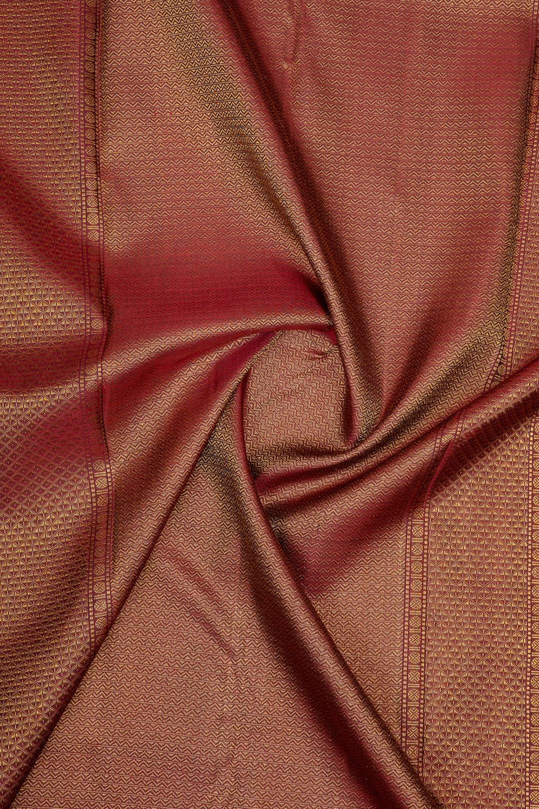 Bottle Green and Magenta Pichwai Brocade Pure Kanchipuram Silk Saree