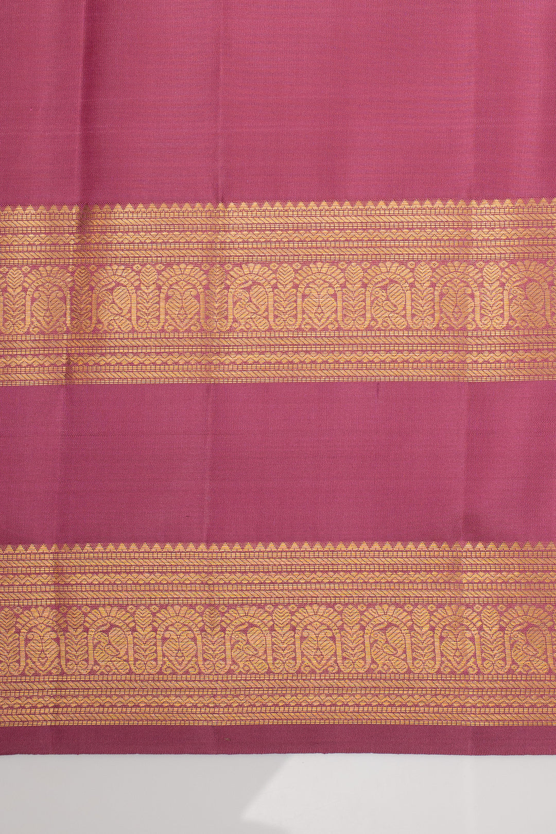 Gold brocade pure kanchipuram silk saree