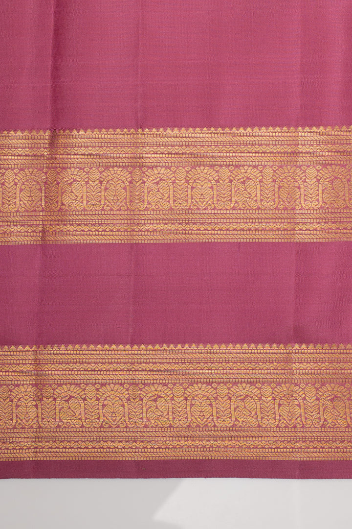 Gold brocade pure kanchipuram silk saree