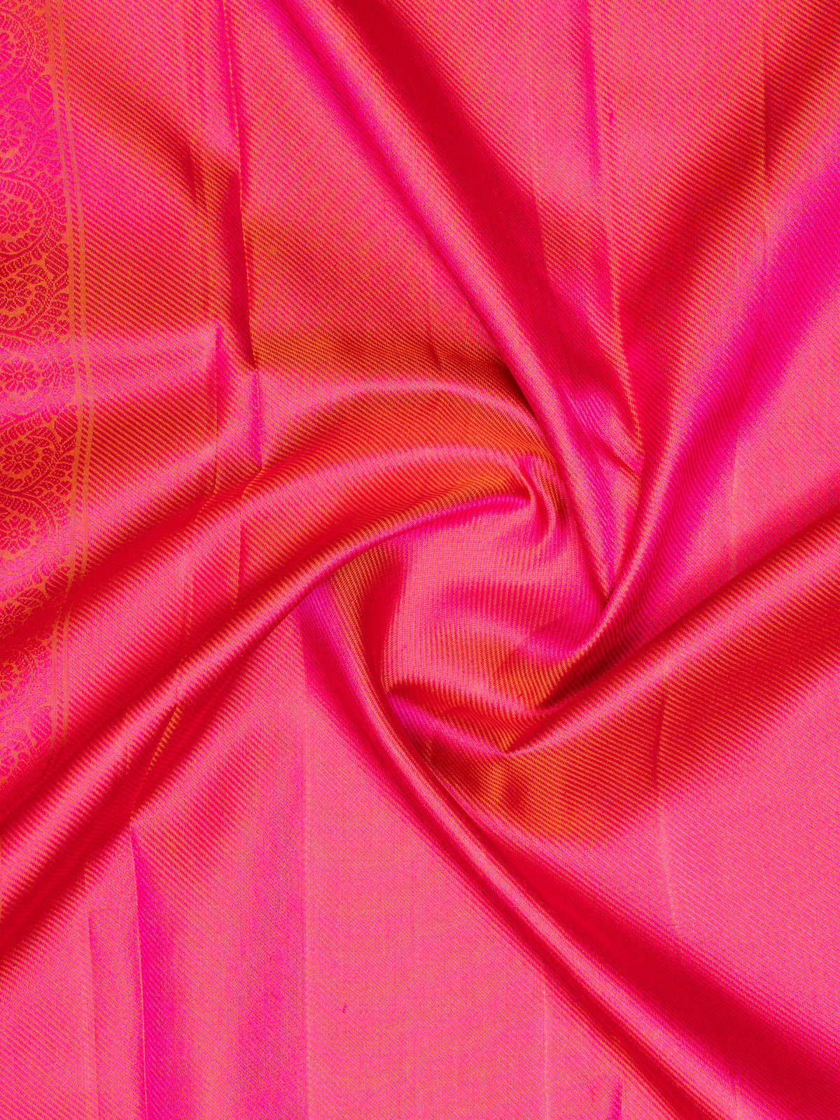 Magenta Thread Brocade Kanchipuram Silk Saree - Clio Silks