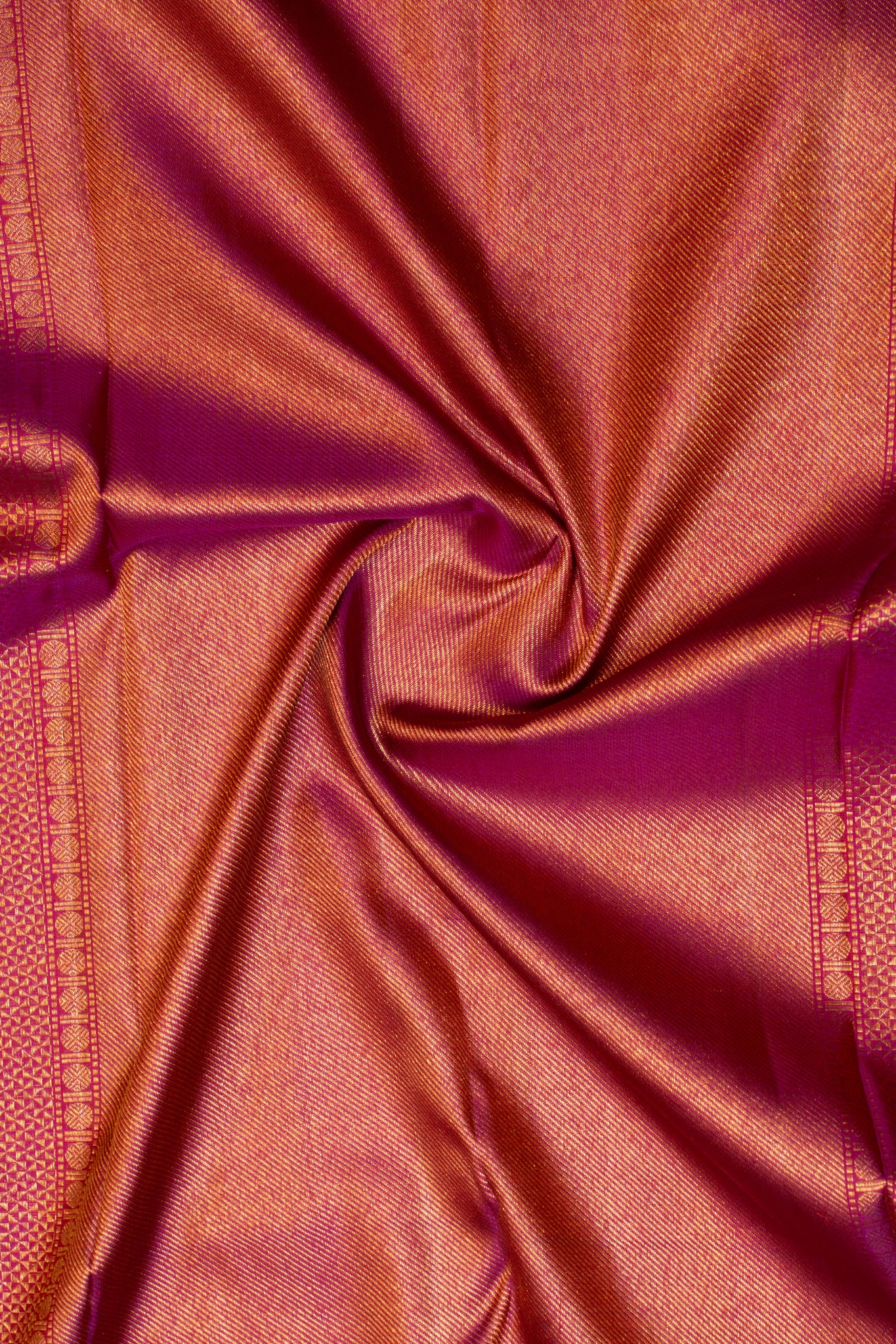 Rani pink brocade pure Kanchipuram silk saree