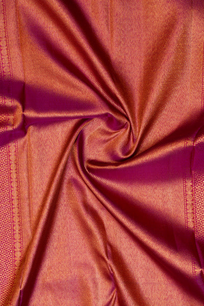 Rani pink brocade pure Kanchipuram silk saree