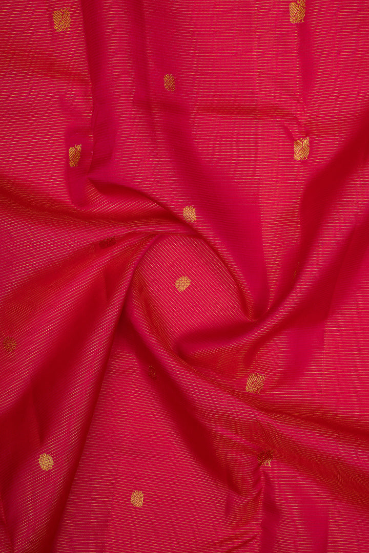 Pink Vairaoosi Parrot Motifs Pure Kanchipuram Silk Saree