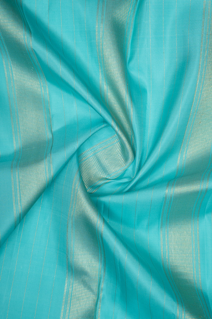 Black and Blue Traditional Pure Kanchipuram Silk Saree
