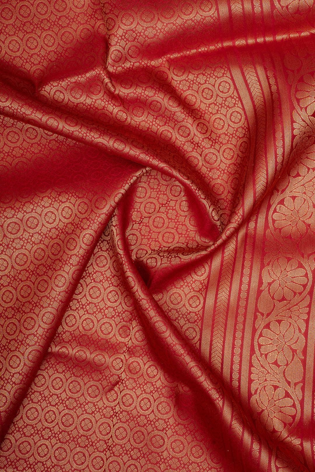 Off-White Lakshadeepam Pure Soft Silk Saree