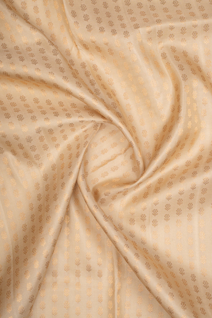 Off-White Lakshadeepam Pure Soft Silk Saree