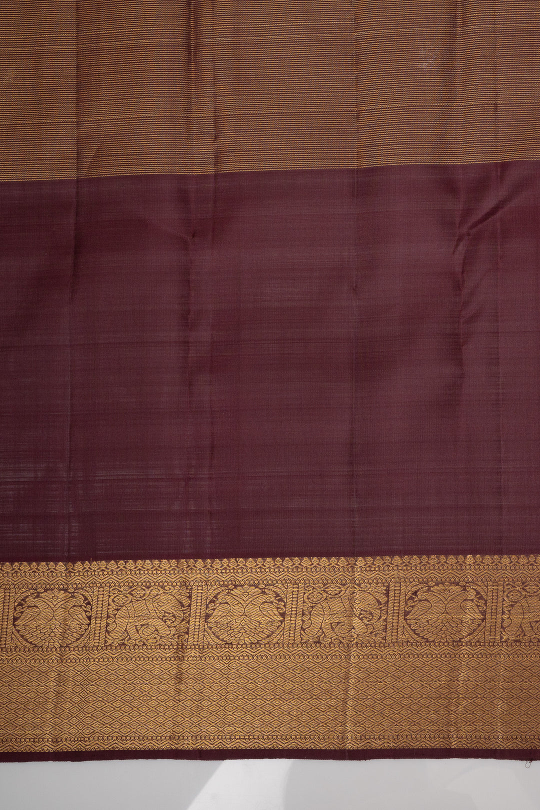 Maroon Vairaoosi Pure Kanchipuram Silk Saree