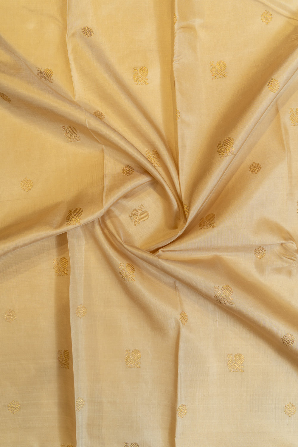 Beige and pink Varisaipettu pure Kanchipuram silk saree
