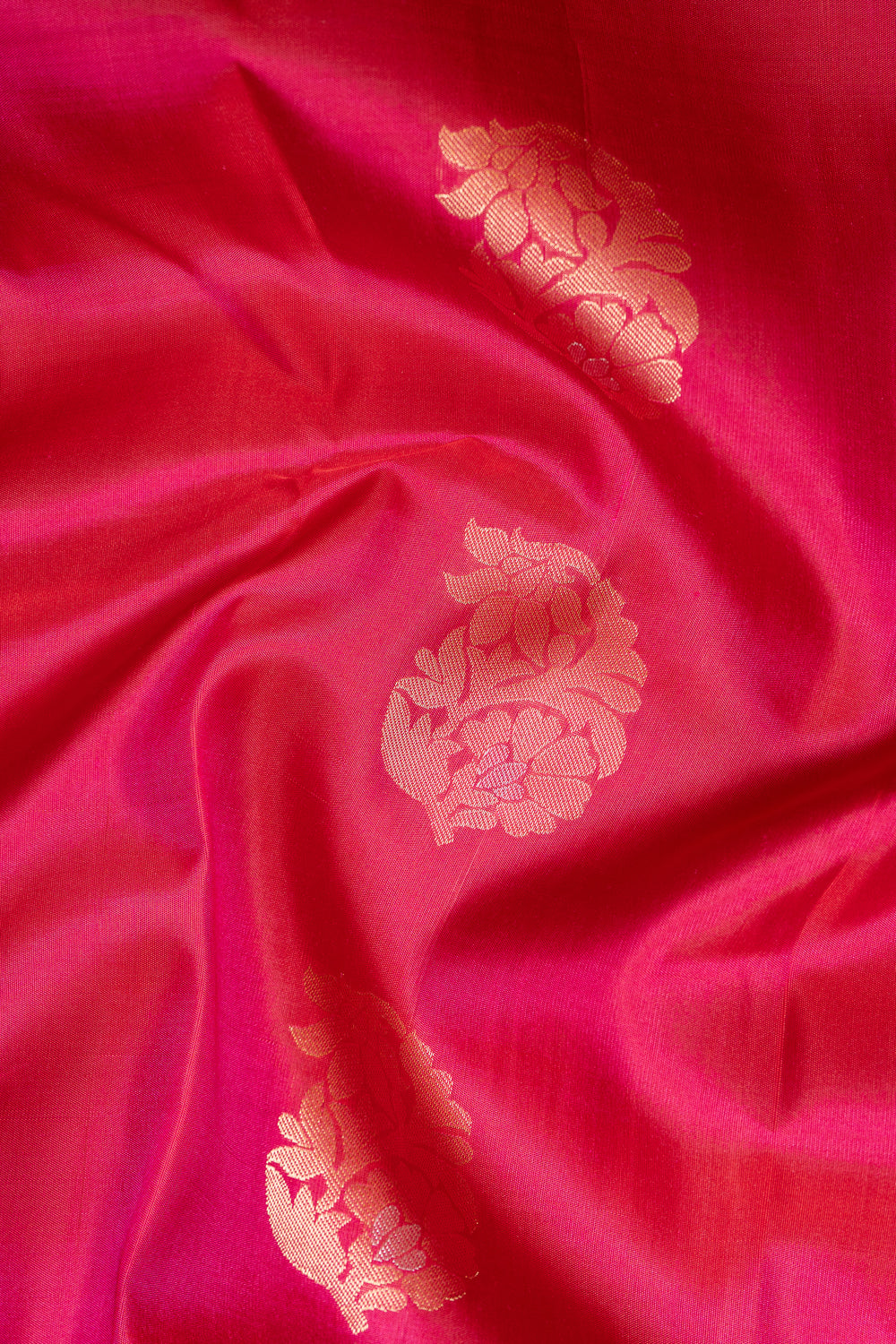Pink and Purple Pure Kanchipuram Silk Saree - Clio Silks