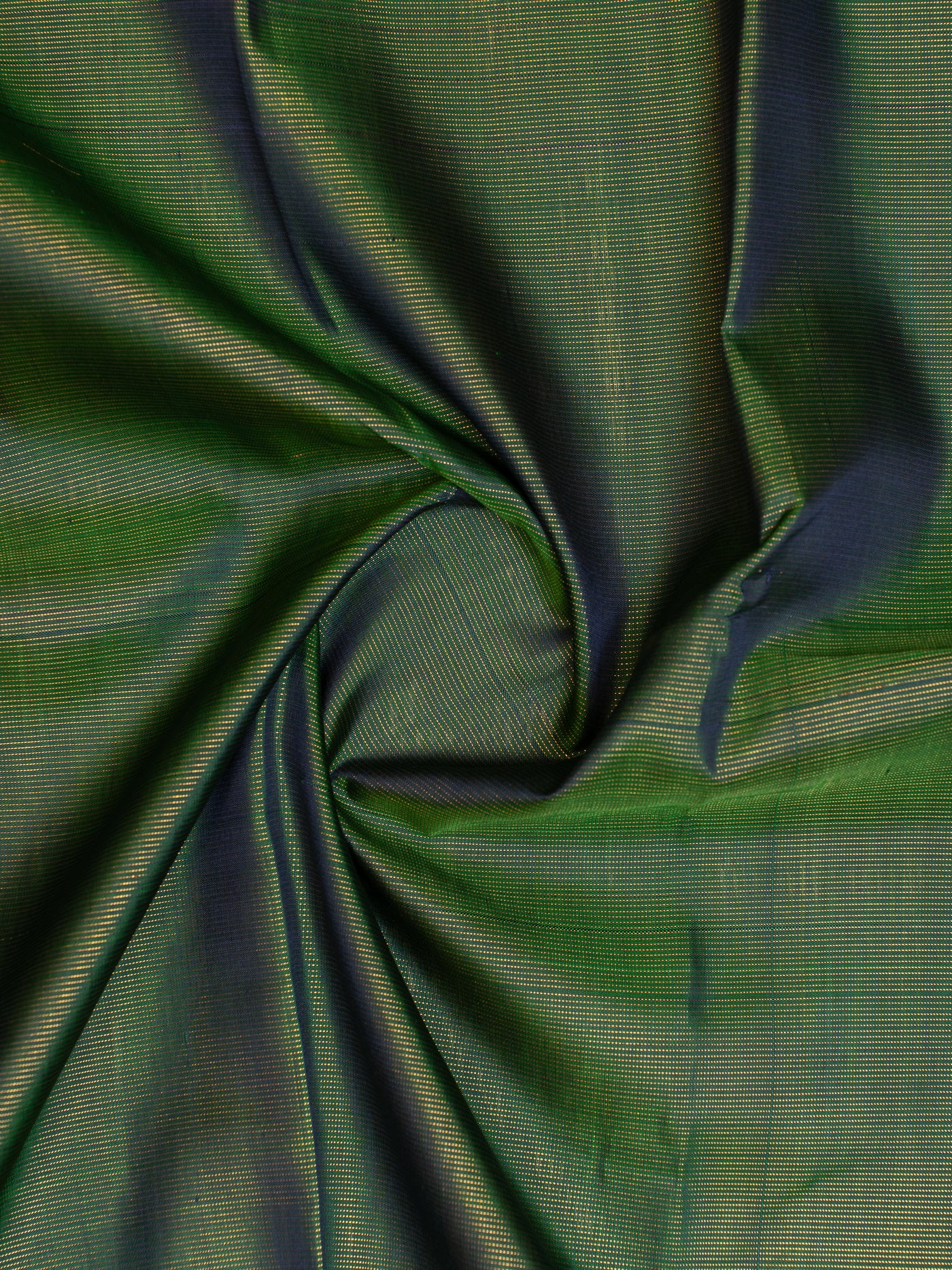 Peacock green vairaoosi pure zari Kanchipuram silk saree