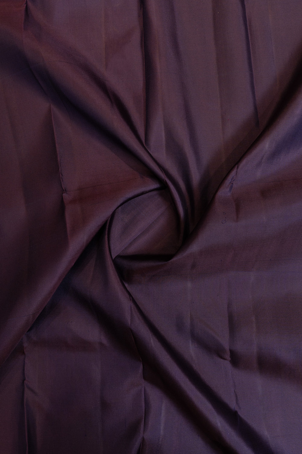 Purple paisley small border pure Kanchipuram silk saree