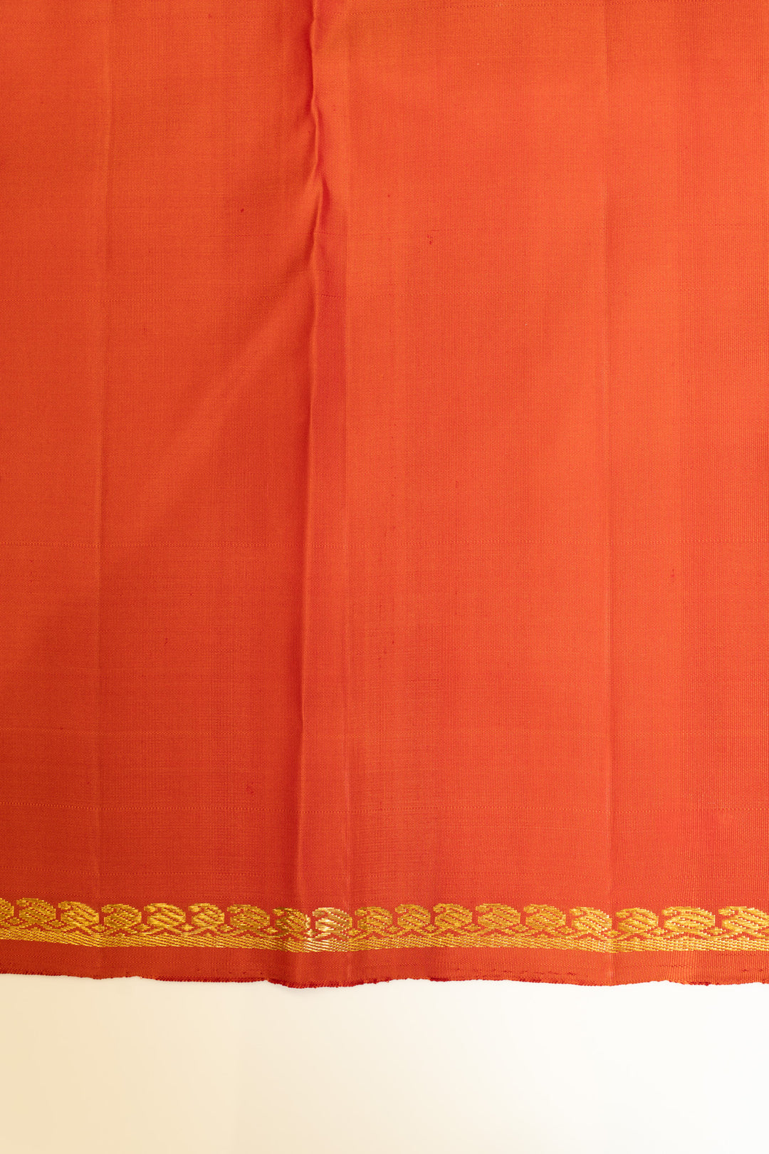 Purple paisley small border pure Kanchipuram silk saree