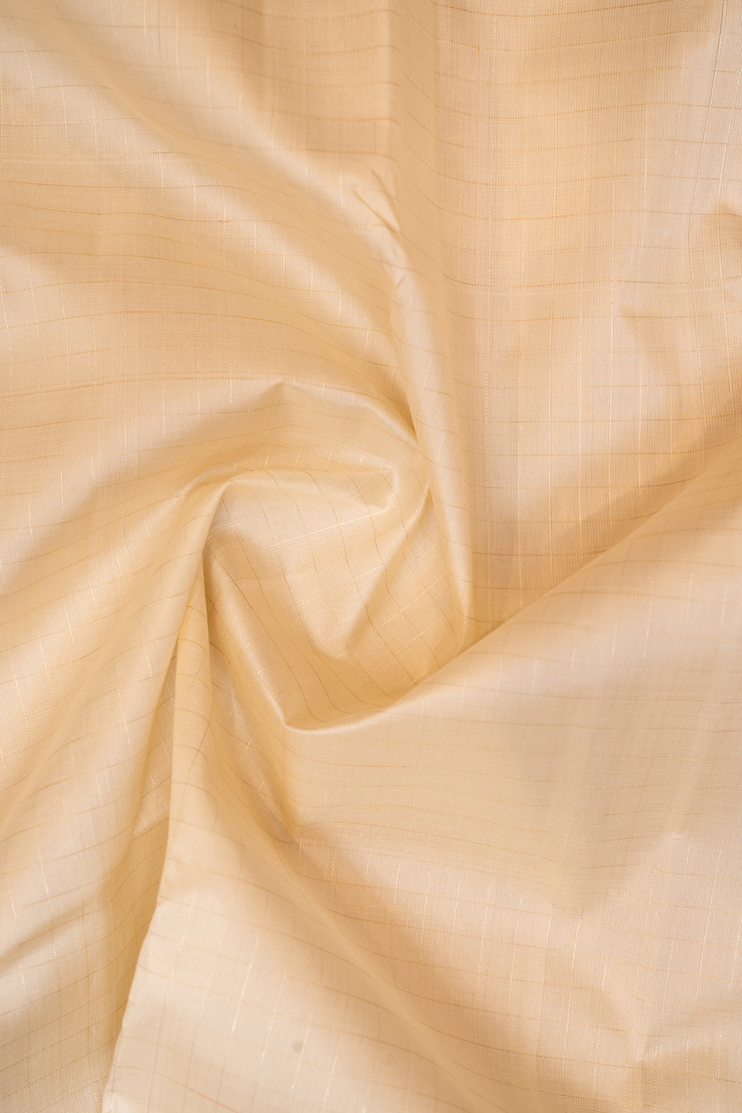 Pearl White and Black Zari Checks Pure Kanchipuram Silk Saree - Clio Silks