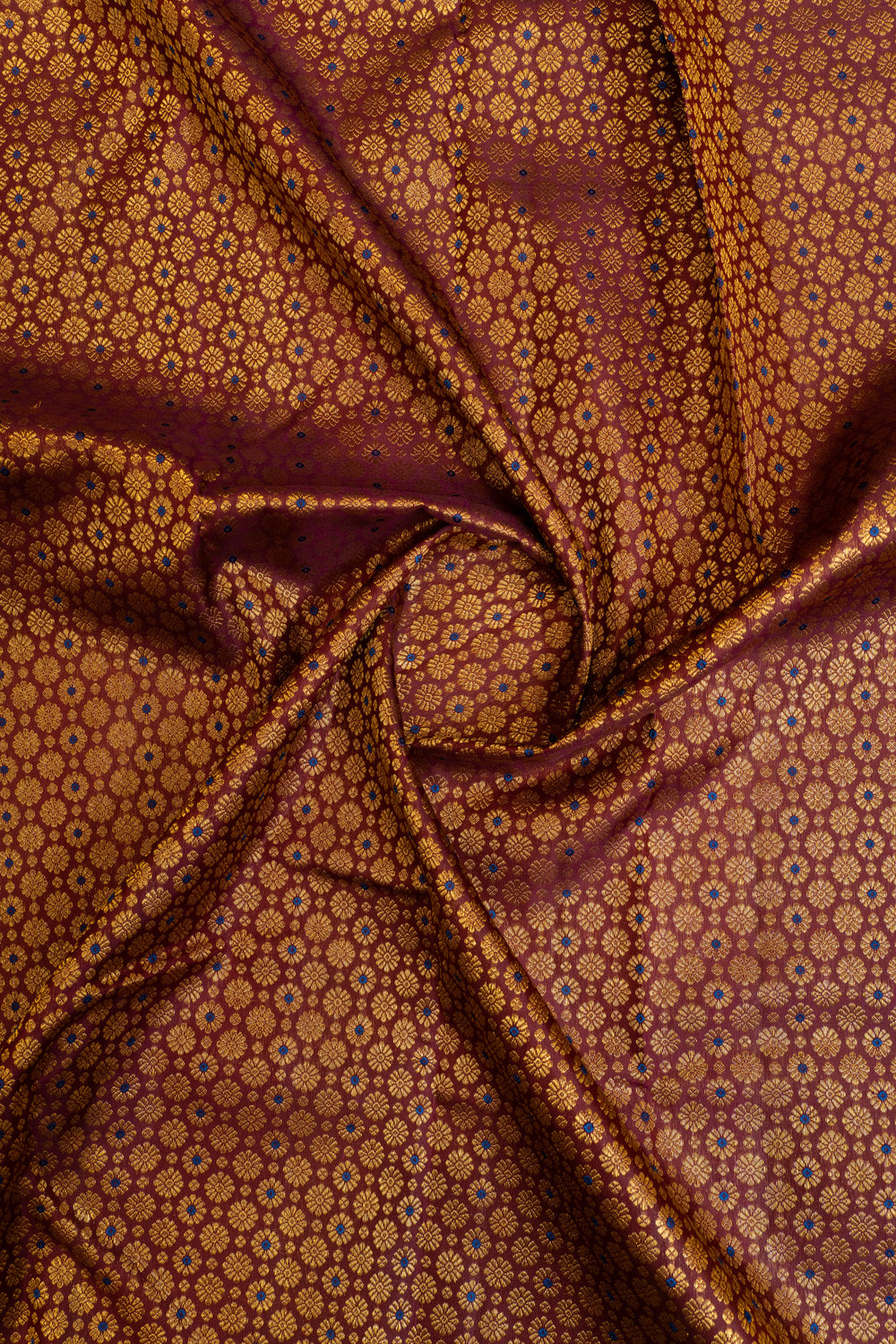 Jamun and magenta minakari zari brocade pure Kanchipuram silk saree
