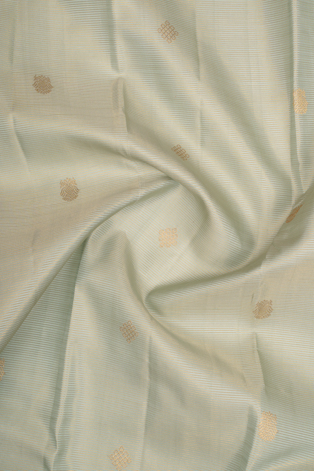 Ice Blue Vairaoosi Pure Kanchipuram Silk Saree