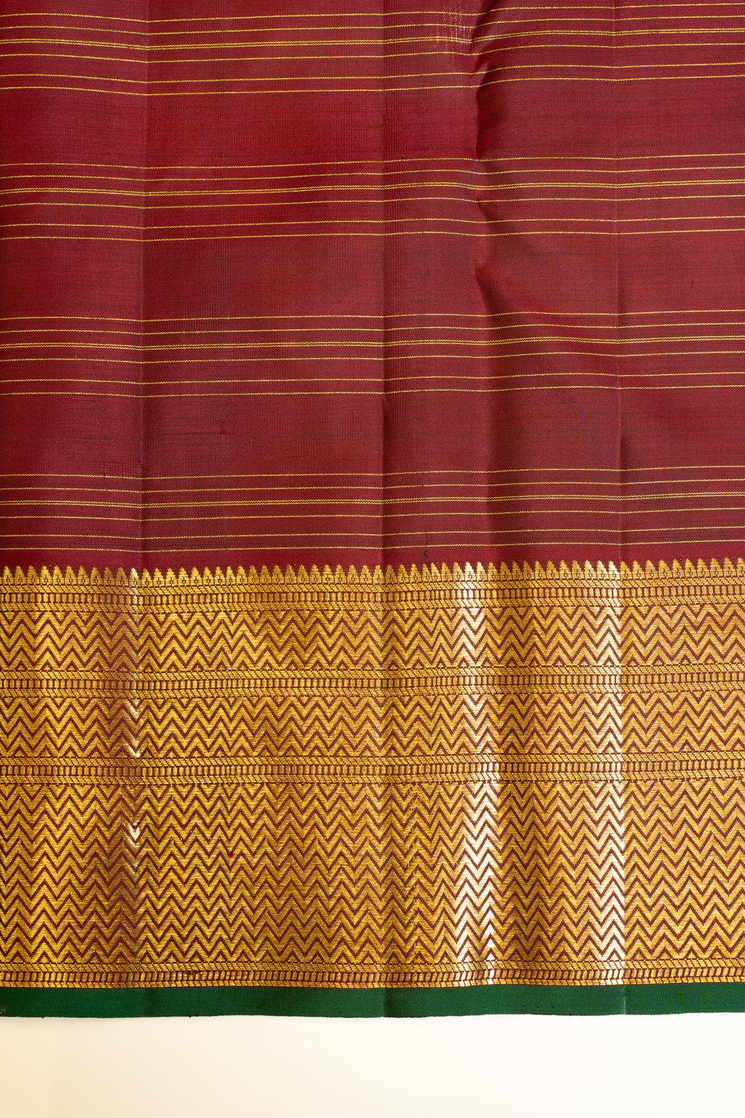 Black Muthu zari checks traditional pure Kanchipuram silk saree
