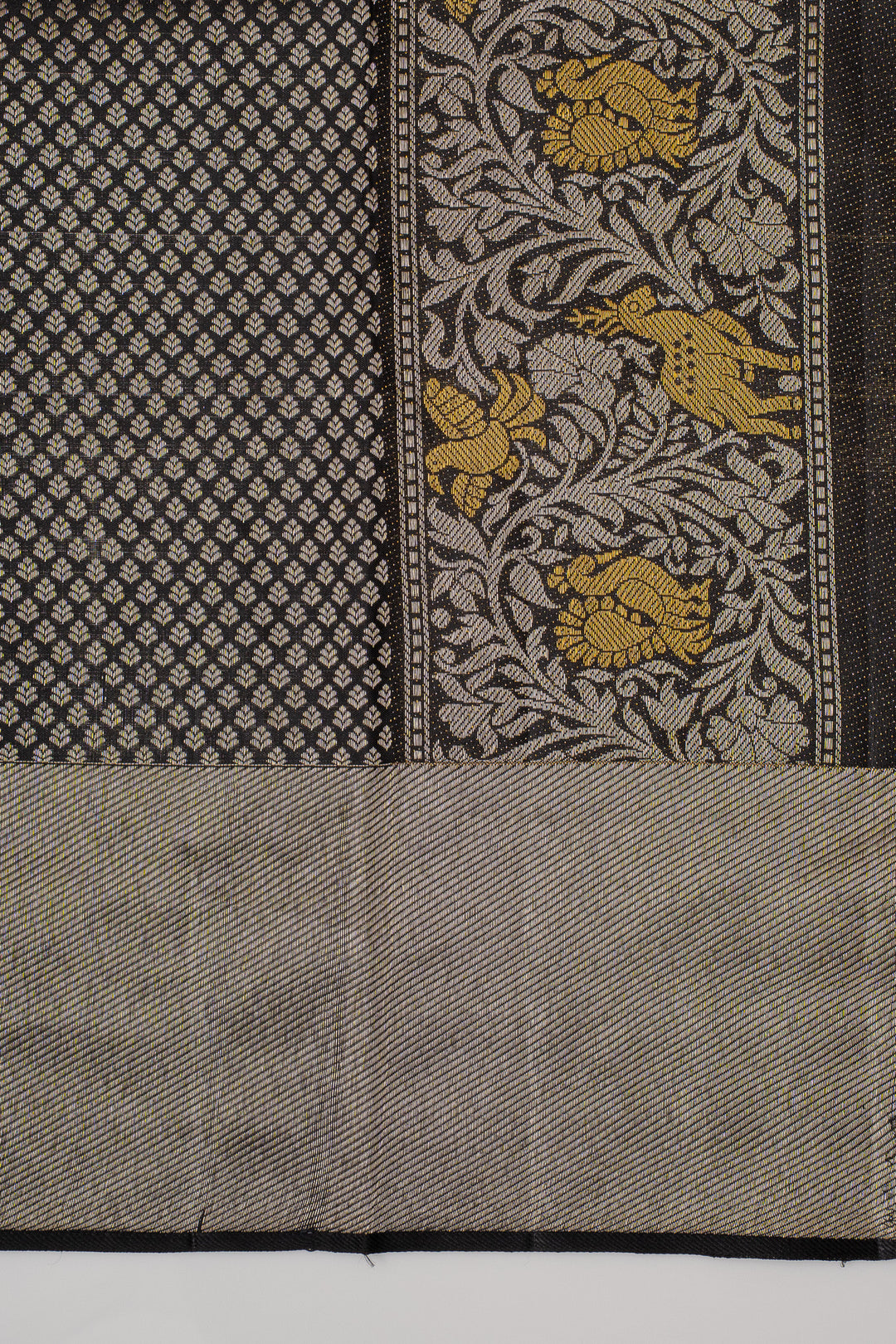 Grey Designer Pure Kanchipuram Silk Saree