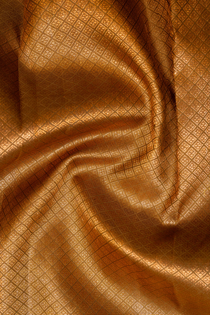 Mehendi Green Pure Kanchipuram Silk Saree - Clio Silks