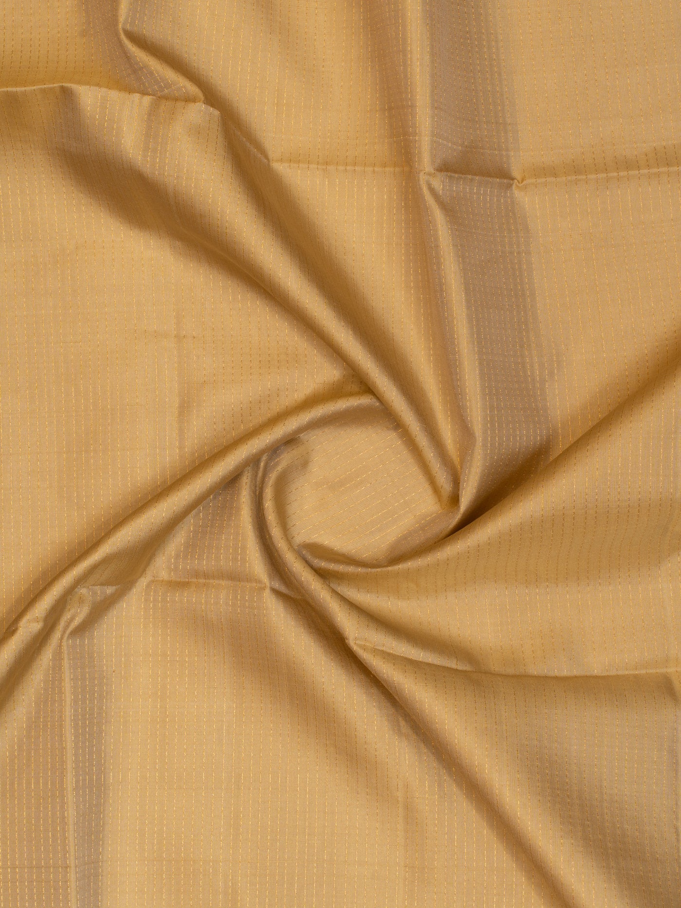 Beige and orange pure soft silk saree