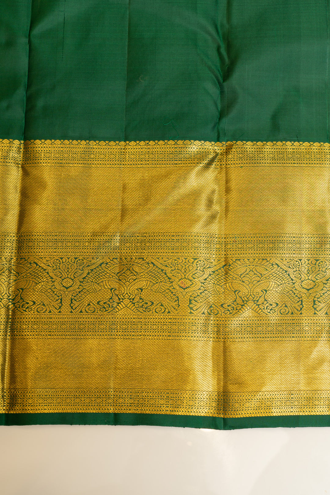 Amaranth red floral brocade pure Kanchipuram silk saree