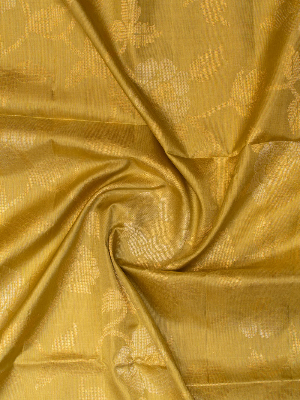 Elaichi green borderless pure soft silk saree