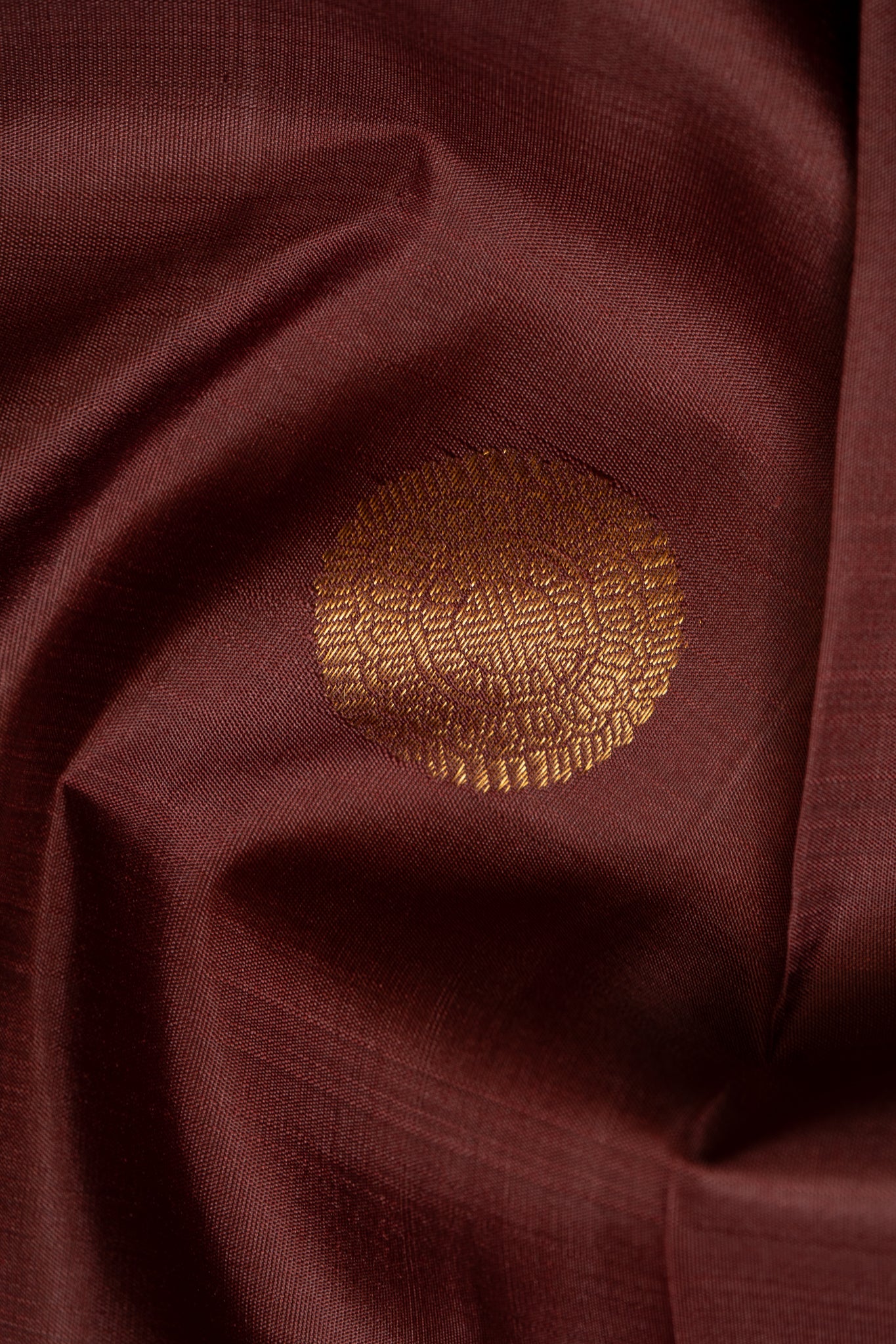 Brown Traditional Kanchipuram Pure Silk Saree - Clio Silks