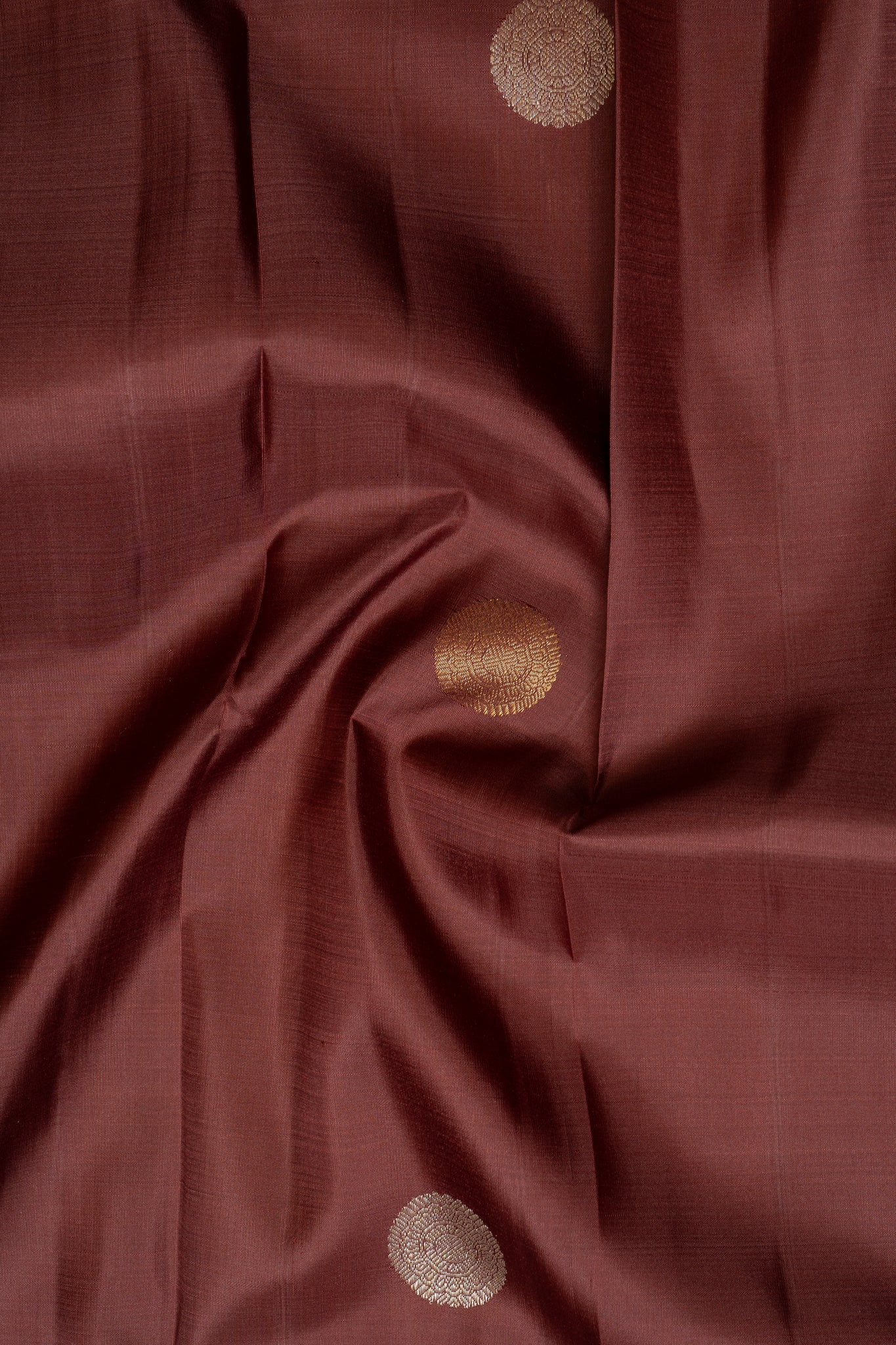 Brown Traditional Kanchipuram Pure Silk Saree - Clio Silks