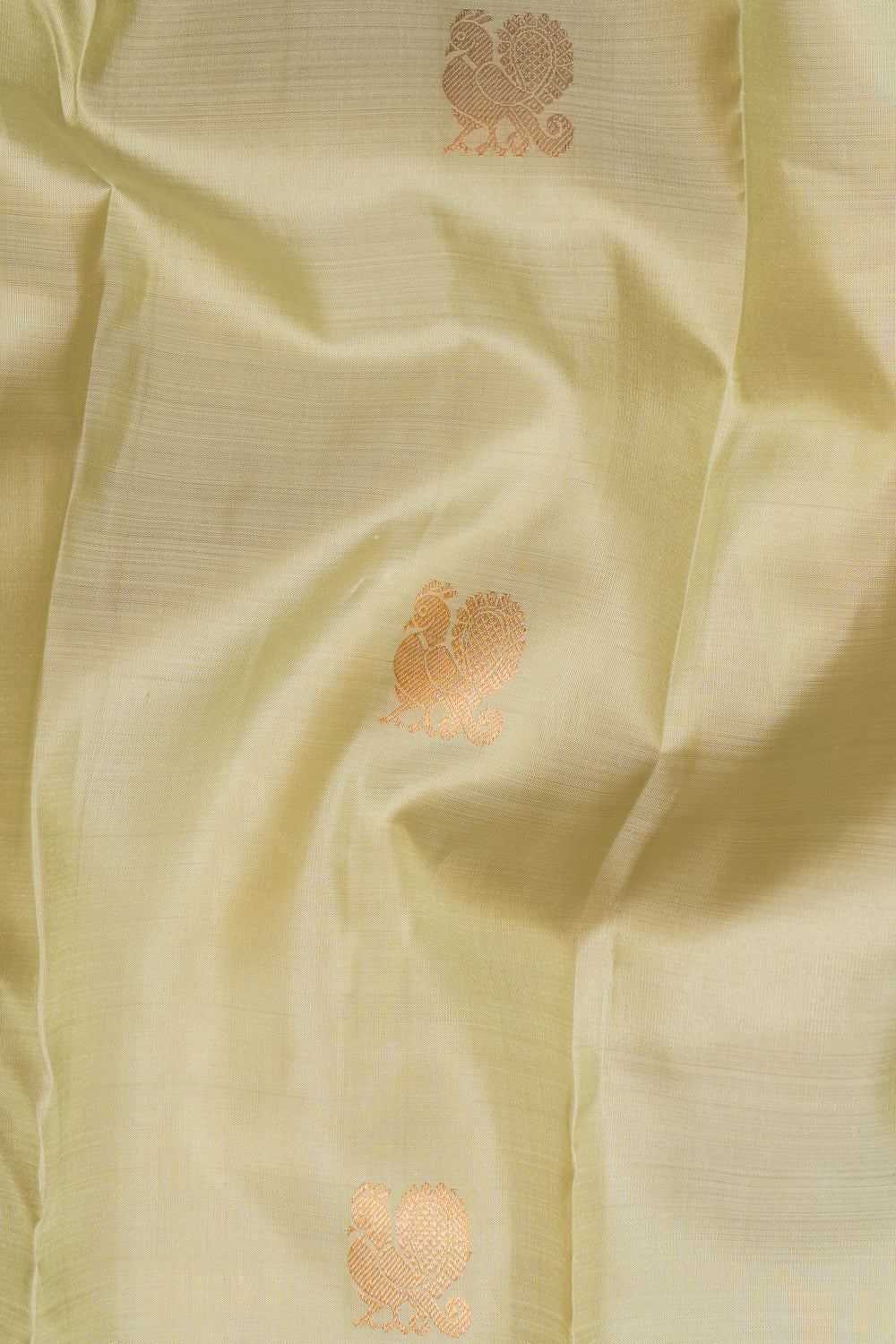 Pastel Green Pure Kanchipuram Silk Saree - Clio Silks
