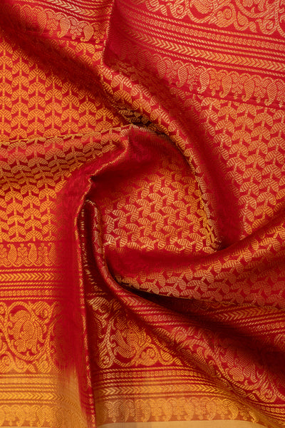 Gold thilakam motifs pure soft silk saree