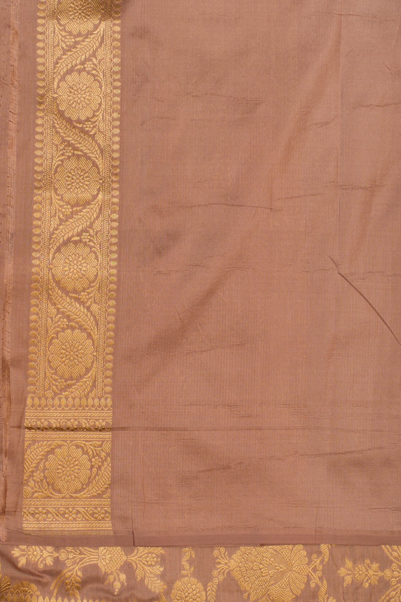 Mauve Pink Pure Banaras Silk Saree